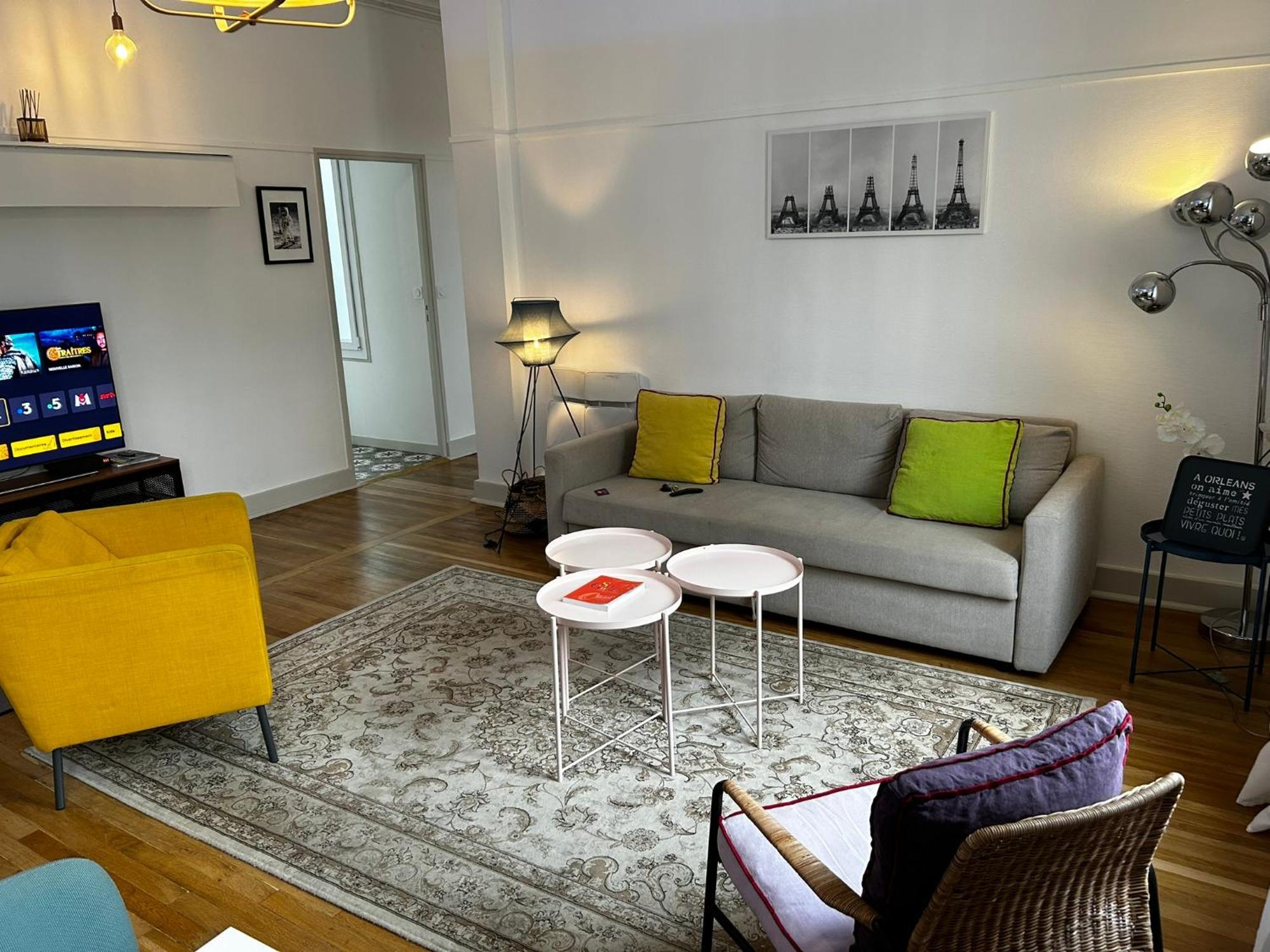 Martroi - Coeur De Ville - 3 Pieces 80 M2 Tv - Internet Haut Debit - Loisirs Et Affaires 올리언스 외부 사진